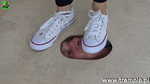 Stomping on the face in sneakers 2