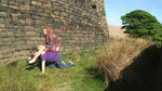Ponyboy Riding Near The Castle