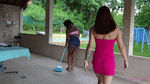 You have to clean my dirty feet!