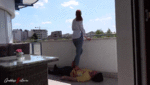 She enjoys a beautiful day on his body