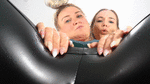Queen Hanna and Mistress Jane - lack of oxygen under two lea