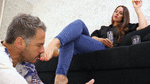 Mistress Anfisa - Testing the foot slaves skill