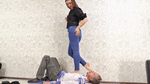 Mistress Anfisa - Footslave trampling