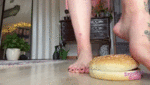 Sweet crushing of your hamburger