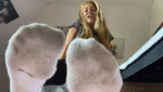 Humiliated with sweaty feet at a hot summer day!